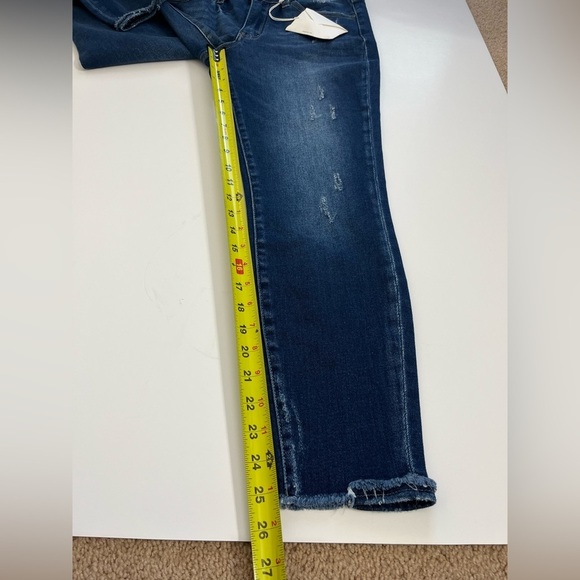 Kan Can Mid rise Ankle Skinny Jeans Size 9 / 28 New with Tags - Picture 8 of 11